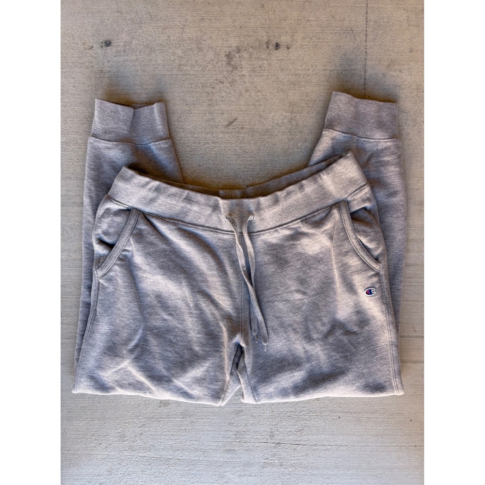 Champion Sweatpants Joggers‎ Comfy Lounge Athletic Gym Gray Large